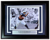 Saquon Barkley Signed Framed 8x10 Penn State Nittany Lions Photo JSA SD
