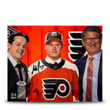 Matvei Michkov 2023 Draft Philadelphia Flyers Autographed 8x10 Hockey Photo PSA