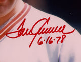 Tom Seaver Signed Cincinnati Red Unframed 8x10 Close Up MLB Photo with "6-16-78"
