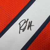 Autographed/Signed R.J RJ Harvey #12 Denver Orange Football Jersey JAS COA
