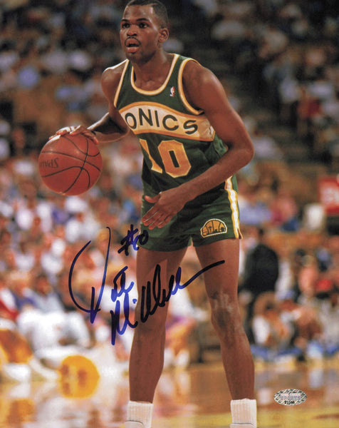 Nate McMillan Autographed Signed 8x10 Photo Seattle Supersonics MCS Holo #87305