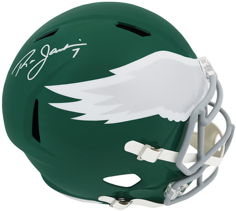 Ron Jaworski Signed Eagles T/B Riddell Full Size Speed Replica Helmet - (SS COA)
