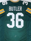 Packers LEROY BUTLER Signed Green Custom Replica Jersey AUTO w/ "SB Champs" JSA
