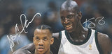 Kevin Garnett Stephon Marbury Autographed 16x20 Photo Beckett 43103