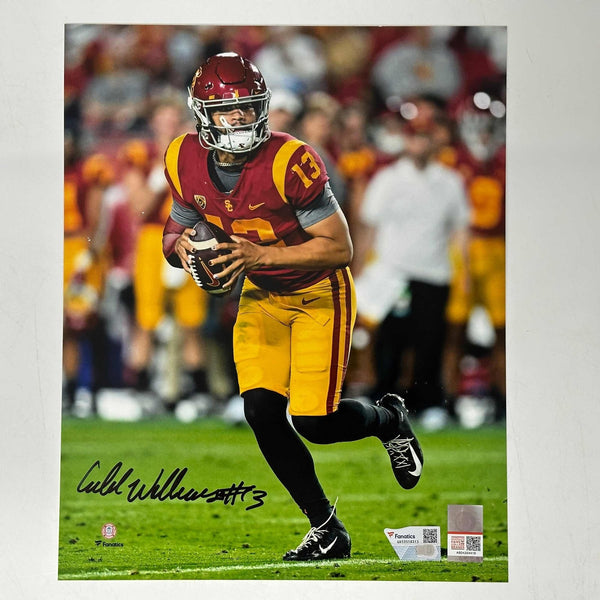 Autographed/Signed Caleb Williams USC Trojans 8x10 Photo Fanatics COA