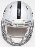 TYREE WILSON AUTOGRAPHED RAIDERS SILVER MINI HELMET BECKETT WITNESS 215908