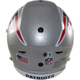 AJ Brown Autographed New England Patriots SpeedFlex Helmet Beckett WIT 57981