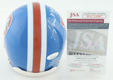 Haven Moses Signed Denver Broncos Throwback Mini Helmet (JSA COA) 1973 Pro Bowl