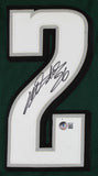 Miles Sanders Authentic Signed Green Pro Style Jersey Autographed BAS Witnessed