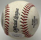 JIM "CATFISH" HUNTER Signed Official League Baseball AUTO - JSA