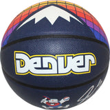 Jamal Murray Autographed/Signed Denver Nuggets Blue Basketball FAN 43977