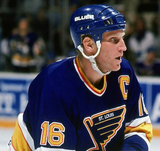 Brett Hull Signed St. Louis Blues Captain's Jersey (Beckett) 2xStanley Cup Champ