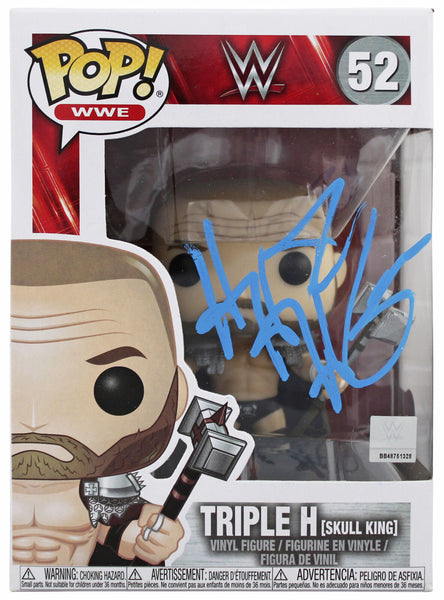 Paul Levesque Triple H Signed #52 Pop! WWE Funko Pop Vinyl Figure BAS #AD77127