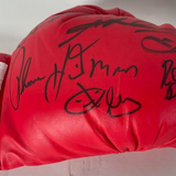 Four Kings Autographed Boxing Glove - Duran, Hagler, Hearns, Leonard PSA LOA