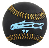 Blue Jays Vladimir Guerrero Jr. Authentic Signed Black OML Baseball BAS Witness