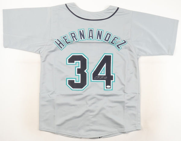 Felix Hernandez Signed Seattle Mariners Jersey (JSA COA) Perfect Game 08/15/2012
