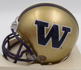Don James Autographed Signed UW Huskies Mini Helmet MCS Holo #68048