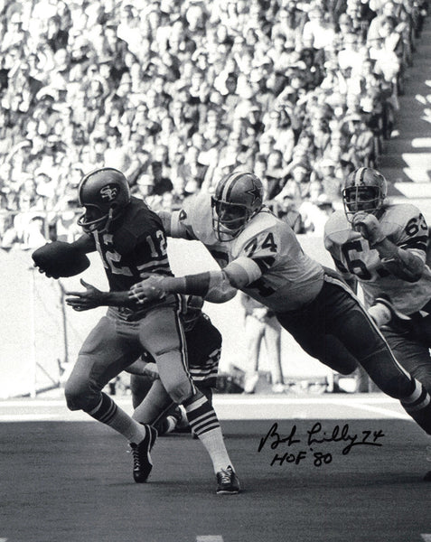 Bob Lilly Autographed Signed 8x10 Photo Dallas Cowboys SKU #245872