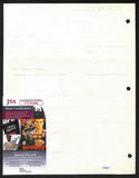 Biggie Munn HOF Michigan State Head Coach Signed/Auto Contract JSA BA199669
