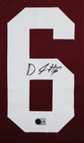 Alabama DeVonta Smith Signed Maroon Pro Style Framed Jersey BAS Witnessed