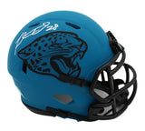 Fred Taylor Signed Jacksonville Jaguars Speed Rave NFL Mini Helmet