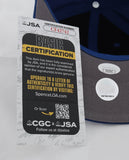 Lee Smith Signed Chicago Cubs Logo Snapback Hat Inscribed "478 Saves" (JSA COA)