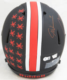 OLAVE & WILSON AUTOGRAPHED OHIO STATE ECLIPSE FULL SIZE AUTHENTIC HELMET BECKETT