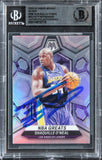 Lakers Shaquille O'Neal Signed 2023 Panini Mosaic Silver #296 Card BAS Slabbed