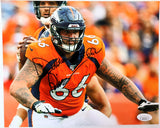 Dalton Risner Autographed Denver Broncos 8x10 Photo JSA COA