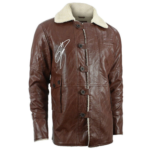 Tom Hardy Autographed 2012 The Dark Knight Rises Bane Leather Coat * Size Large