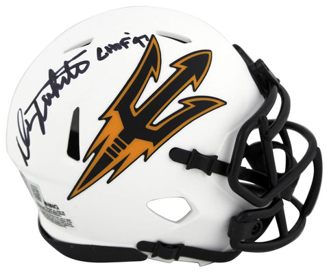 Arizona State Danny White "CHOF '97" Signed Lunar Speed Mini Helmet BAS Witness