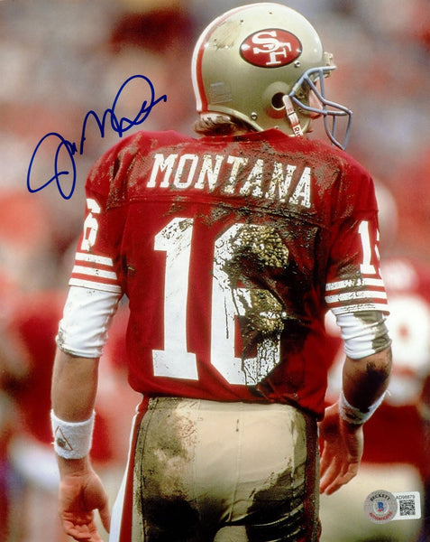 Joe Montana Autographed San Francisco 49ers 8x10 Photo Beckett 46434