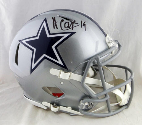 Amari Cooper Autographed Dallas Cowboys F/S Speed Authentic Helmet- JSA W Auth
