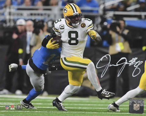 JOSH JACOBS - Green Bay Packers NFL Running Back - Signed 8x10 Photo #4 AUTO