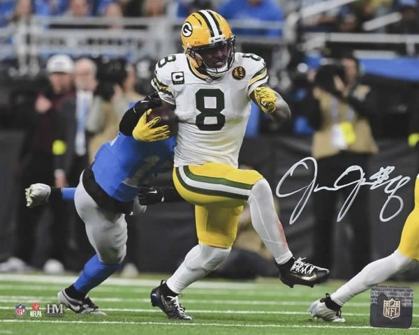 JOSH JACOBS - Green Bay Packers NFL Running Back - Signed 8x10 Photo #4 AUTO