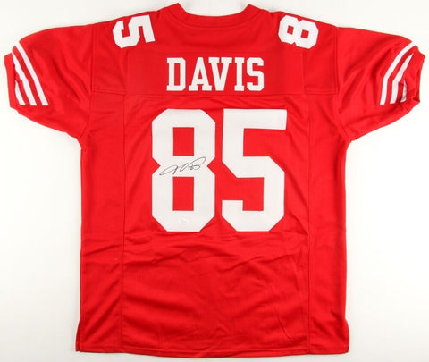 Vernon Davis Signed 49ers Jersey (JSA COA) 2x Pro Bowl (2009, 2013)