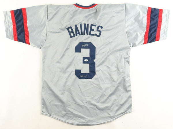 Harold Baines Signed Chicago White Sox 1983 Throwback Jersey Insc."HOF 19" (JSA)