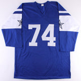 Bob Lilly Signed Dallas Cowboys Throwback Jersey Inscribed "HOF 80" (JSA COA)