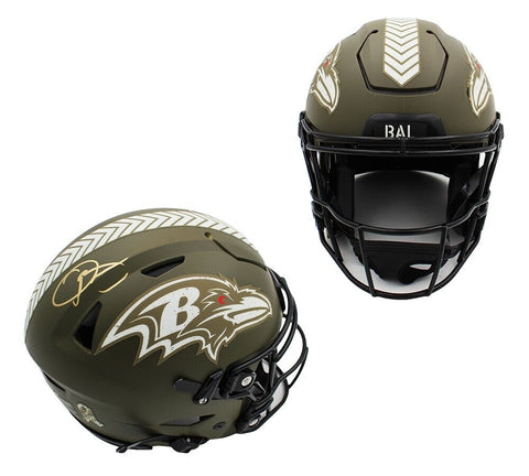 Odell Beckham Signed Baltimore Ravens Speed Flex Authentic STS Helmet