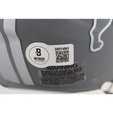 Aidan Hutchinson Autographed Detroit Lions Slate Mini Helmet Beckett 49116