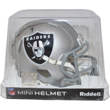 Aidan O'Connell Signed Las Vegas Raiders Mini Helmet Beckett 43082