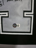 FRAMED L.A. KINGS ROB BLAKE AUTOGRAPHED SIGNED INSCRIBED JERSEY BECKETT HOLO