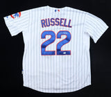 Addison Russell Signed Chicago Cubs Majestic Authentic Jersey (JSA) 2016 Champs