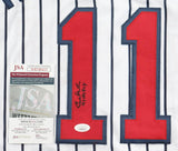 Chuck Knoblauch Signed Minnesota Twins Jersey Inscribed "91 AL ROY" (JSA COA)