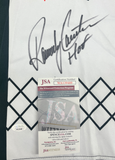Randy Couture Autographed "HOF" MMA White / Black Trunks JSA