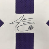 Autographed/Signed JARVIS LANDRY LSU Tigers Purple College Jersey JSA COA Auto
