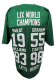 Josh Sweat/Brandon Graham/Milton Williams/Jalen Carter Signed Jersey BAS 194515