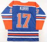 Jari Kurri Signed Edmonton Oilers Jersey (Schwartz COA) 5xStanley Cup Champion