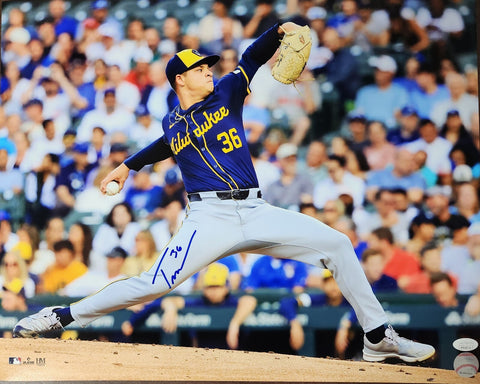 Brewers Pitcher TOBIAS MYERS Signed 16x20 Photo #2 AUTO - JSA