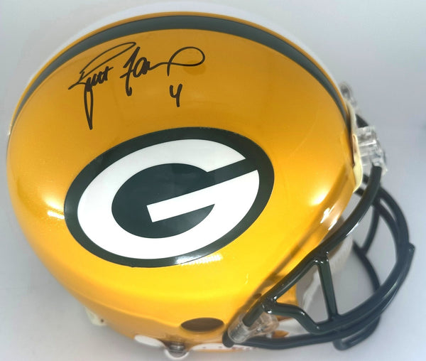 Packers BRETT FAVRE Signed Full Size Riddell VSR4 Pro Line Authentic Helmet AUTO